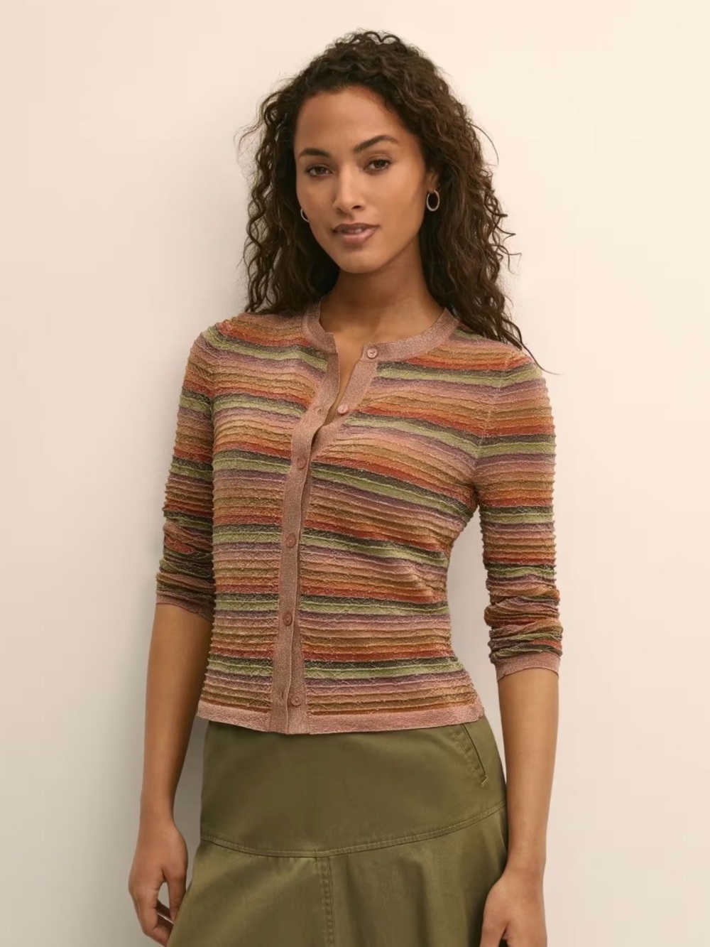 Brooks Brothers lightweight sweater w/shimmer Women’s Medium NWT